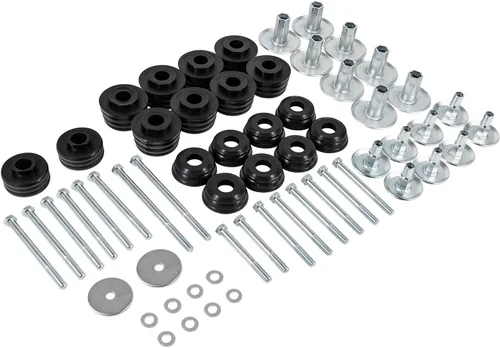 Vista 8 de KF04060BK Kit de buje de montaje de cuerpo para Ford F250 F350 Super Duty 2008-2016 2WD 4WD Montajes de cabina de cuerpo de poliuretano y fundas