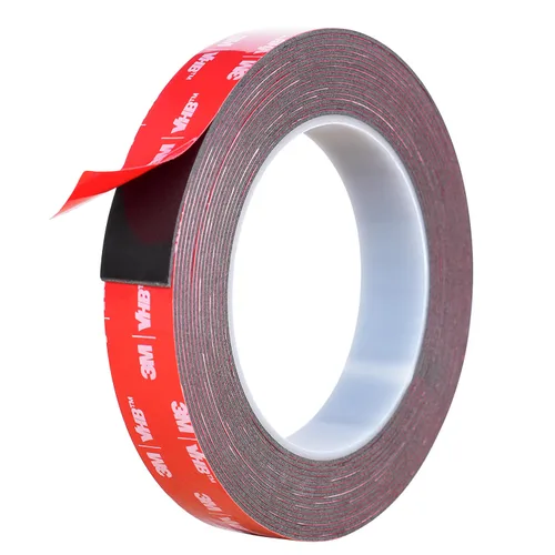Vista 18 de Cinta de doble cara resistente, cinta de espuma de montaje impermeable, 16.5 pies de largo, 0.4 pulgadas de ancho, cinta adhesiva resistente a altas