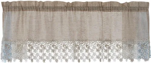 Vista 11 de RENAISSANCE HOME FASHION Par de cortinas Lillian, 56" X 36", Lino