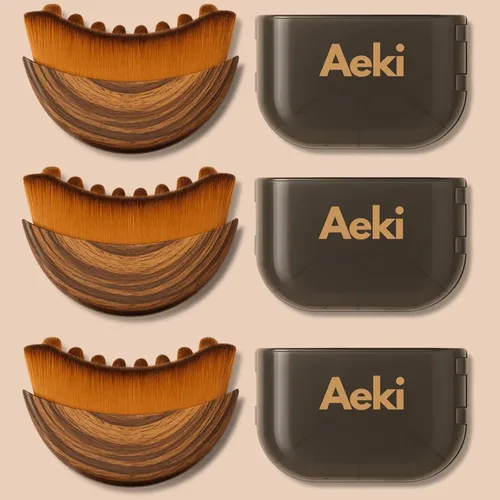 Vista 10 de Aeki - Cepillo linfático para contorno facial con funda protectora de 1 set