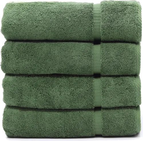 Vista 38 de Colección Luxury Hotel & Spa Altamente Absorbente, Secado Rápido 100% Algodón Turco 700 GSM, Toalla Eco Amigable, para Baño Borde Dobby Toalla