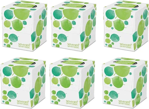 Vista 7 de Seventh Generation Pañuelo facial, hojas de 2 capas, cajas de 85 unidades (paquete de 36)