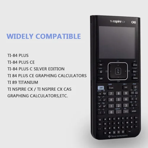 Vista 4 de TI-84 Plus - Kit de cable de carga CE - Adaptador de corriente alterna de pared para calculadoras de Texas Instruments - para TI-84 Plus C Silver