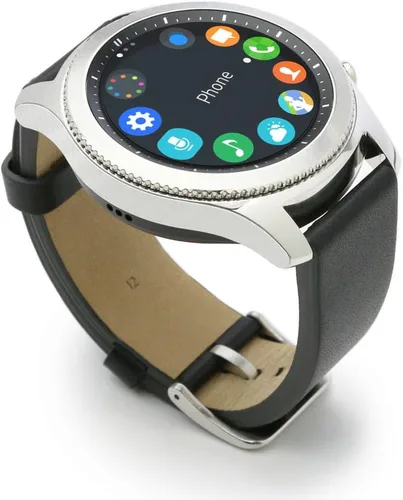 Vista 5 de armorsuit militaryshield – Samsung Gear S3 Classic Protector de visualización + color blanco piel de fibra de carbono Wrap Protector – LIFETIME
