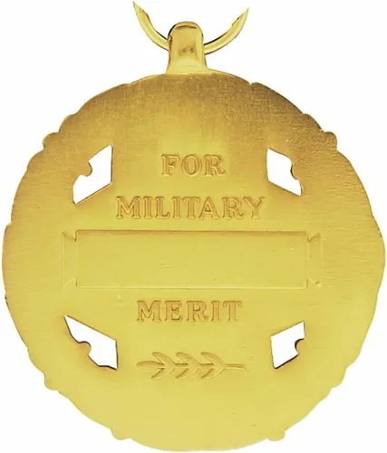 Vista 2 de MEDALS OF AMERICA EST. 1976 Medalla de elogio de servicio conjunto en miniatura, bronce