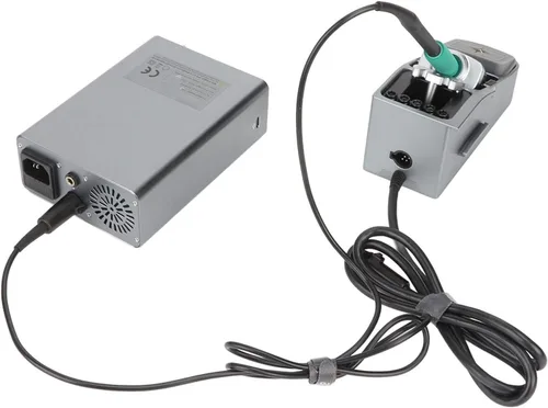 Vista 9 de Estación de soldadura inteligente, pantalla digital de grado profesional, control PID de 96 W, mango T210 de calentamiento rápido para reparación