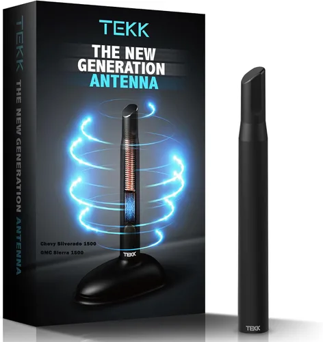 Vista 13 de TEKK Short Antenna Compatible with Cooper 2023 / Designed for Optimized FM/AM Reception / 4.8 Inches
