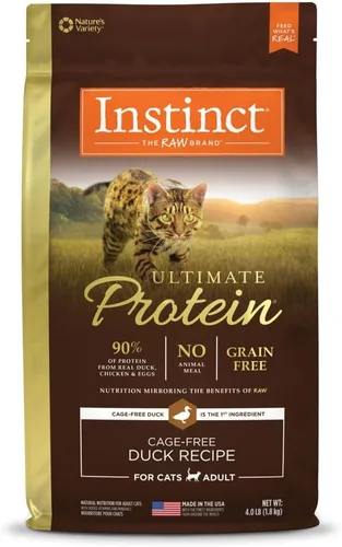 Vista 10 de Instinct Ultimate Protein - Receta de pollo sin granos, comida seca natural para gatos, bolsa de 4 libras