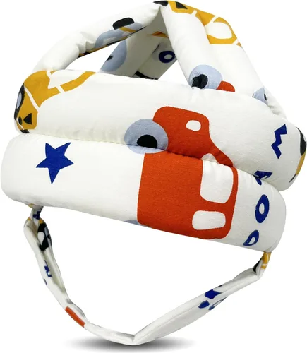 Vista 23 de Protector de cabeza de bebé para gatear caminando, casco de bebé ajustable sin golpes y cojín suave, gorra de seguridad infantil para niños que