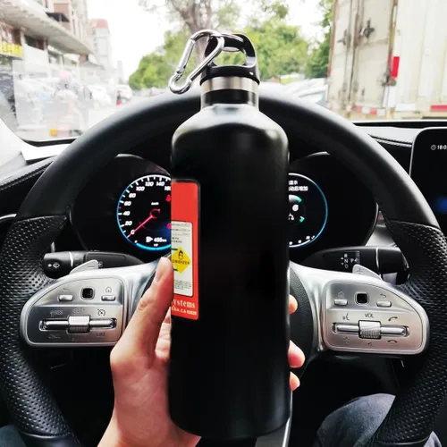 Vista 3 de Thermoses - Botella de agua inoxidable al vacío de 17 onzas, tipo botella de nitrógeno, aislamiento térmico, botella de agua deportiva