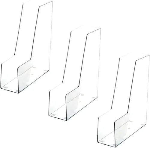 Vista 11 de YBM HOME Organizador vertical para archivos, diseño frontal abierto para un fácil acceso a archivos, documentos y revistas, ideal para oficina