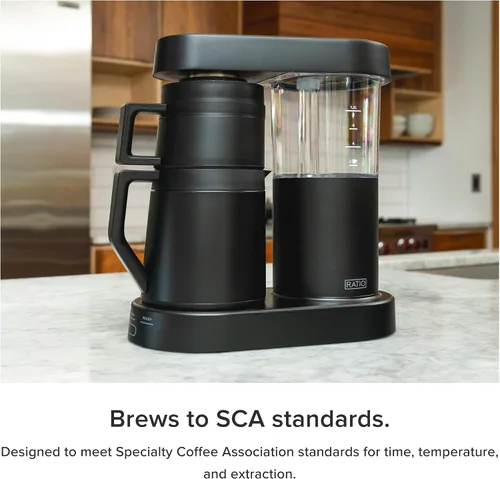 Vista 2 de Ratio Six Series 2 - Cafetera de goteo, jarra térmica de 8 tazas Negro
