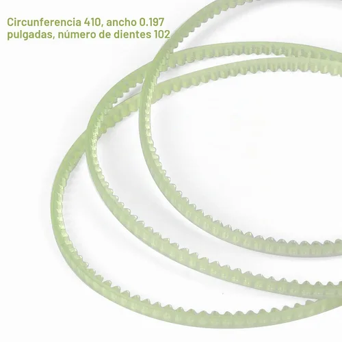 Vista 2 de 20 piezas de repuesto de correa de dientes de correa de engranaje para FR-900 FRM-900 serie continua máquina de sellado de bolsas (16.142 in)