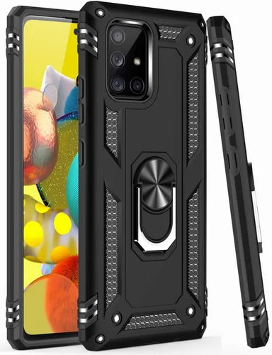 Vista 6 de LUMARKE Funda para Galaxy A51 5G con Protector de Pantalla, Pasa Prueba de Caída de 16 pies de Grado Militar, Cubierta Protectora para Teléfono