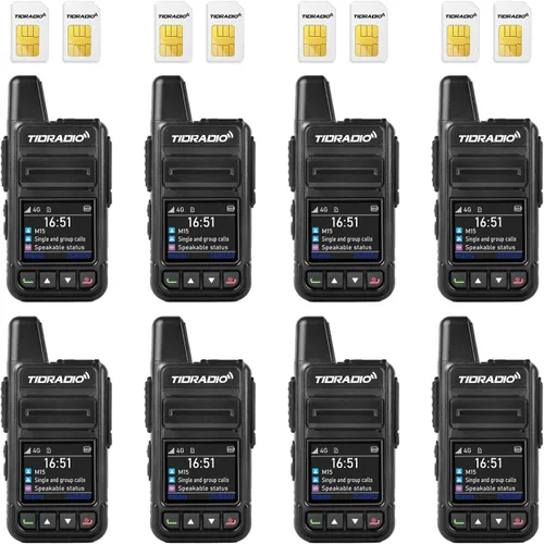 Vista 11 de TIDRADIO M15 Globla Rapid Walkie Talkies de largo alcance 5000+ millas PoC Radios