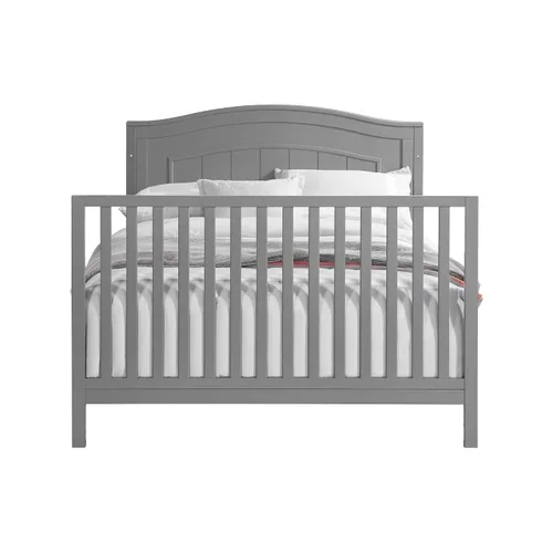 Vista 4 de Oxford Baby North Bay - Kit de conversión de cama de tamaño completo, gris paloma, certificado GreenGuard Gold Gris (Dove Gray)