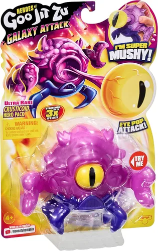 Vista 4 de Heroes of Goo Jit Zu - Crusticoid Ultra Raro, figura de acción de Galaxy Attack, 41212