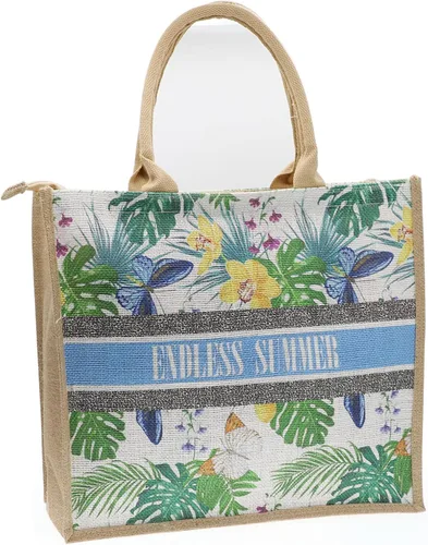 Vista 71 de Bolso grande de paja para mujer, tejido de ratán, bolso de playa de verano, a rayas