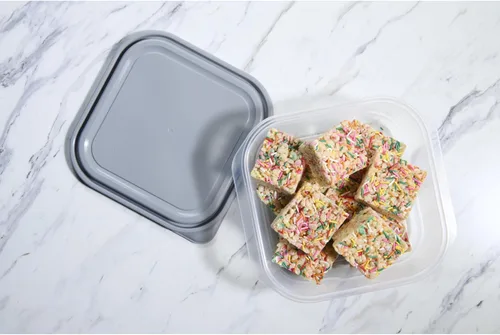Vista 6 de GoodCook EveryWare - Recipiente cuadrado extra grande para almacenamiento de alimentos, paquete de 2, sin BPA