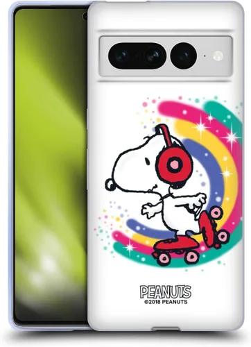 Vista 9 de Head Case Designs Officially Licensed Peanuts Beach Surf Snoopy Boardwalk Airbrush Gel Case [Military Grade Protection] Compatible with Google Pixel