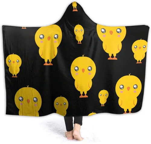 Vista 8 de ARAHANT Manta con capucha de cerdo de dibujos animados, bonita manta con capucha de animales, buen regalo para niños, tamaño pequeño de 40 x 50
