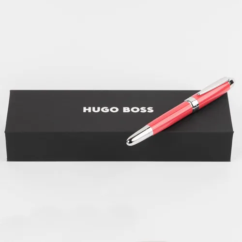 Vista 7 de Hugo Boss Rollerball Pen Icon Tinta Negra Caja De Regalo (Corail/Cromo)