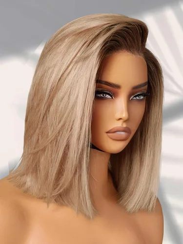 Vista 41 de LUVME HAIR Pelucas de cabello humano rizado sin pegamento de 6 pulgadas, precortadas, indetectable, HD, encaje Bob, peluca corta y rizada con ondas