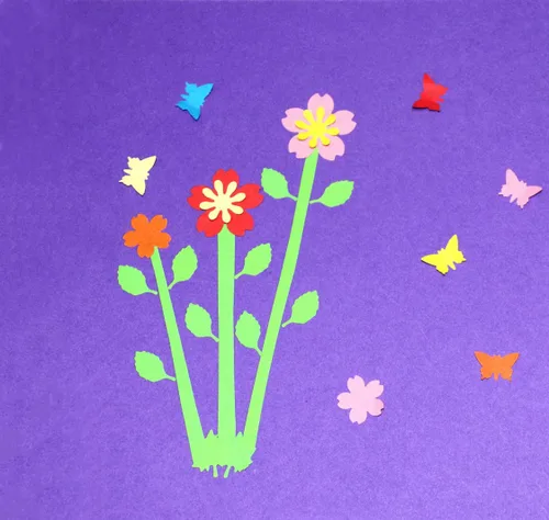 Vista 5 de Juego de 3 piezas de flores de 5/8 pulgadas, 1 pulgada y 1.5 pulgadas, ponche de papel, flor artesanal, álbumes de recortes, Eva Punches