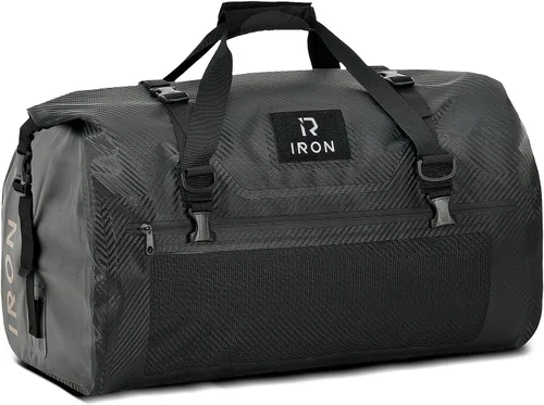 Vista 17 de IRON JIA'S Bolsa Seca para Motocicleta – Bolsa de Lona Impermeable y Bolsa Trasera de Equipaje, Bolsas de Sillín con Cierre Superior Enrollable