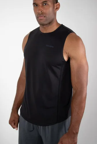 Vista 2 de DEVOPS Paquete de 3 camisetas sin mangas para hombre, camiseta sin mangas de ajuste seco