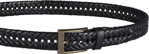 Vista 3 de DOCKERS Men's Braided Leather Belt, Fully Adjustable Casual Strap for Everyday Wear
