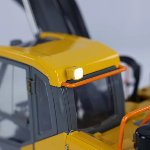 Vista 6 de Doble E 1:14 RC Excavadora Modelo para E010 EC160E Aleación Completa Metal RC Ingeniería Digger Vehículo Motor ESC Servo Luz