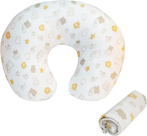 Vista 8 de Funda de almohada de lactancia (solo funda de almohada), funda extraíble de algodón suave para almohadas de lactancia, funda transpirable ultra