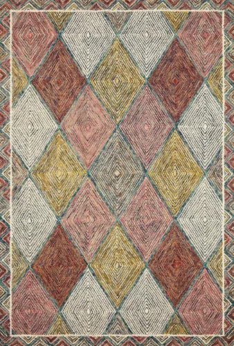 Vista 17 de Loloi II Spectrum Collection SPE-03 Charcoal/Multi 2'-3" x 3'-9" Accent Rug
