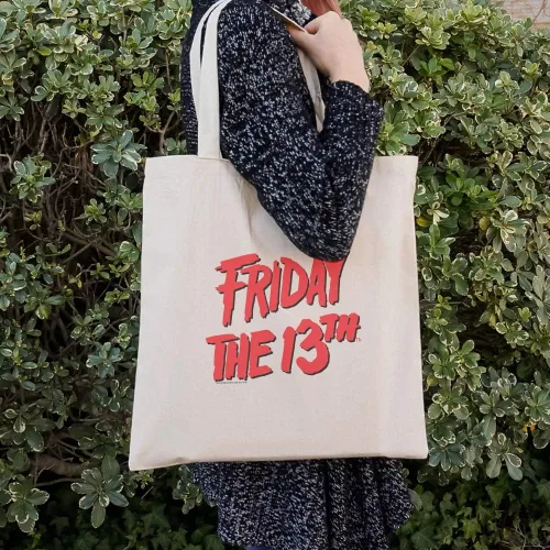 Vista 3 de GRAPHICS & MORE Bolsa reutilizable de viaje con logotipo de Friday the 13th, Multi