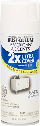 Vista 9 de Rust Oleum 280720 American Accents Ultra Cover 2X Pintura en aerosol, color Satin Lagoon, 12 onzas Laguna Satinado