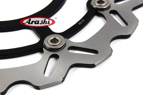 Vista 4 de Arashi Rotores de discos de freno delanteros y traseros para Suzuki DRZ400SM DR-Z400SM 2005-2021 Piezas de repuesto de motocicleta DRZ DR-Z 400