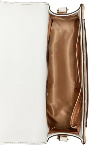 Vista 3 de GUESS Bolso bandolera Keston marrón caramelo con estampado de logotipo para mujer Marrón talla única