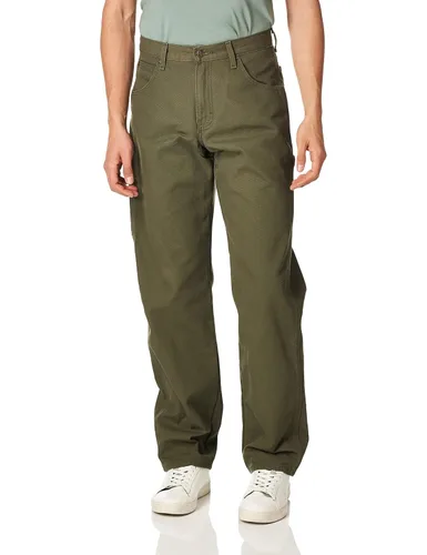 Vista 22 de Dickies Jeans de carpintero para hombre, ajuste relajado, pierna recta, Negro, 30 x 30