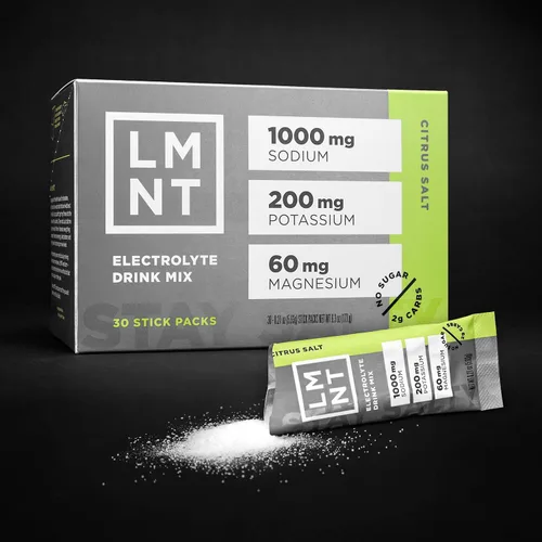 Vista 3 de LMNT - Electrolitos sin azúcar - Sal cítrica Mezcla de bebida 30