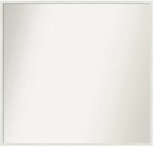 Vista 97 de Amanti Art Espejo de baño blanco para sobre el fregadero, 22 x 45 pulgadas, espejo de tocador rectangular blanco Lucie, marco de madera moderno