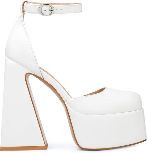 Vista 3 de ANN CREEK Women's Platform Chunky Heel for Women Square Toe Ankle Strap High Heels