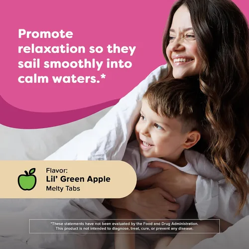 Vista 2 de Renzo's Captain Calm - Suplemento de magnesio para niños con L-teanina, vitaminas disolubles para niños para relajación y apoyo al estado de ánimo