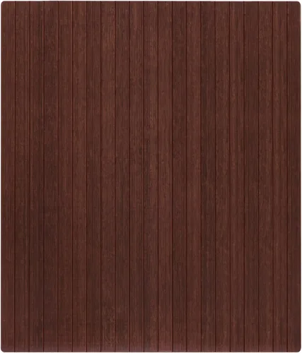 Vista 2 de Anji Mountain Alfombrilla de bambú para silla de oficina de 48" x 43" para Cerezo oscuro