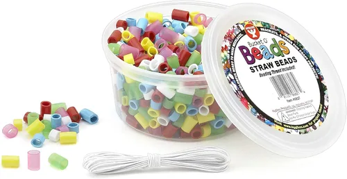 Vista 2 de Hygloss Productos 6828 Bucket O' Beads Material didáctico (6828), 300 Pcs