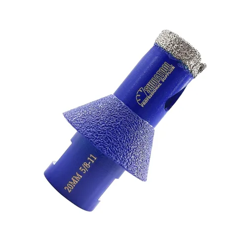 Vista 9 de SHDIATOOL Brocas de núcleo de perforación de diamante, sierra de agujero de 1 pulgada para azulejos de porcelana para biselado biselado mármol