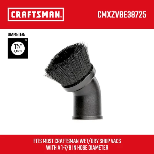 Vista 3 de CRAFTSMAN CMXZVBE38725 - Cepillo para polvo húmedo y seco (1-7/8 pulgadas)