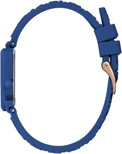 Vista 4 de GUESS Reloj para mujer de 1.339 in - Correa de silicona azul, esfera azul, caja de nailon a base de biológica