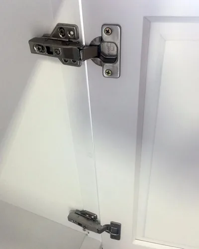 Vista 4 de New Atique - Mueble base de tocador de baño de un solo fregadero, color blanco, 36 pulgadas de ancho x 21 pulgadas de profundidad