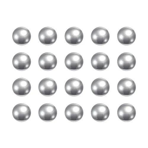 Vista 9 de uxcell 30 bolas de rodamiento de acero cromado de 0.079 in de precisión G5